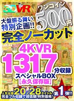 【VR】【500円ワンコイン】完全ノーカット大盤振る舞い特別企画！！4KVR1317分収録スペシャルBOX【永久保存版】