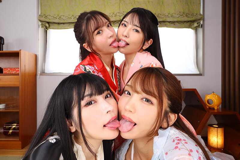 【VR】【8K VR】4人のヤリマン女子大生たちと行く抜かれまくりハメまくり温泉合宿 urvrsp00438