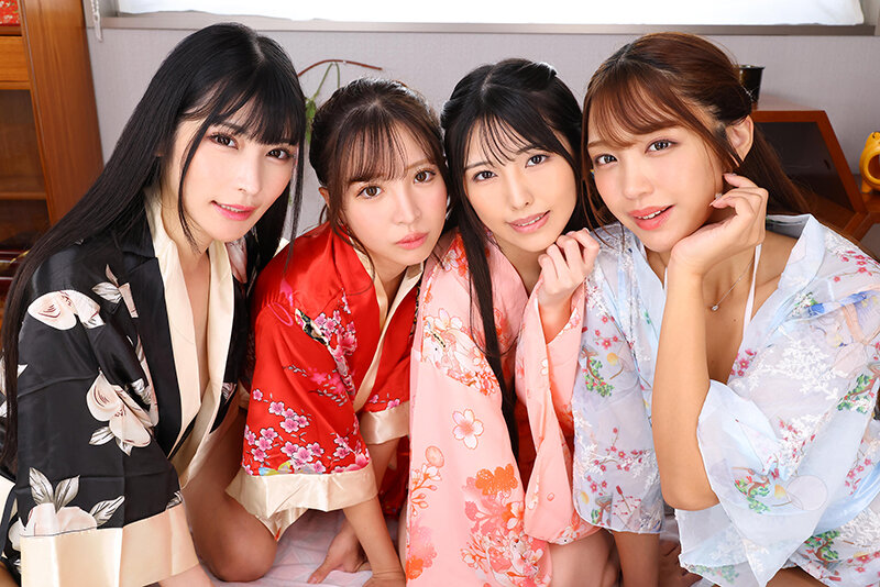 【VR】【8K VR】4人のヤリマン女子大生たちと行く抜かれまくりハメまくり温泉合宿 urvrsp00438