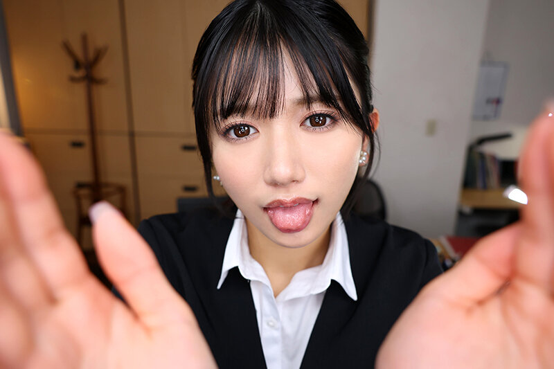 【VR】【8K VR】サイレントジェラシー 嫉妬した口下手な先輩に無言&ジト目で見つめられ、有無を言わさぬ濃密ベロチュウ性交で完堕ちするまで分からされた激情片想い 北岡果林 urvrsp00464