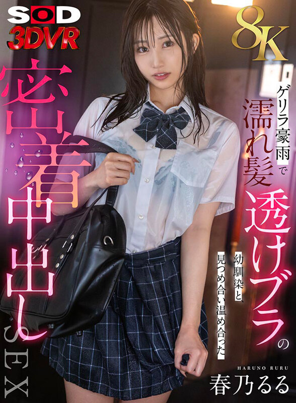 【VR】【8K】ゲリラ豪雨で濡れ髪・透けブラの幼馴染と、見つめ合い温め合った密着中出しSEX 春乃るる 13dsvr01823