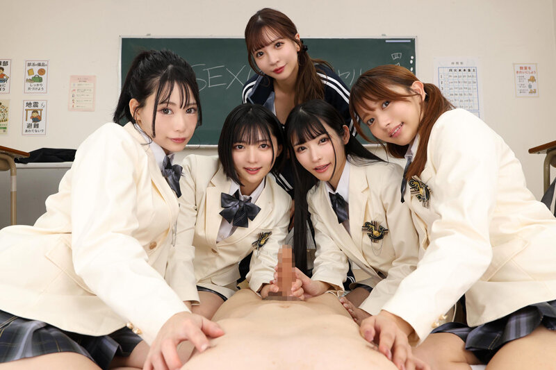 【VR】【KMPVR-彩-1，000タイトル突破記念版】果てたら負け！何度射精してもクラスの女子が目の色を変えて僕をイカせまくる学園SEXバトルロワイヤル サンプル