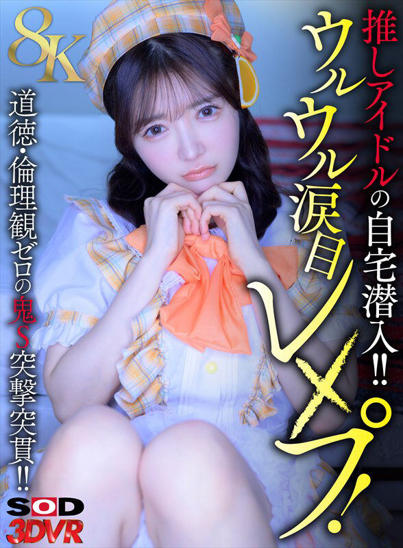 【VR】【8K】推しアイドルの自宅潜入！！ウルウル涙目レ×プ！道徳・倫理観ゼロの鬼S突撃突貫！！ サンプル