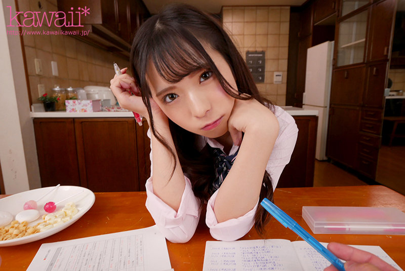 【VR】ASMR×顔面特化 家庭教師のボクに至近距離で密着ささやき誘惑してくる小悪魔えちえち生徒 天音ゆい サンプル