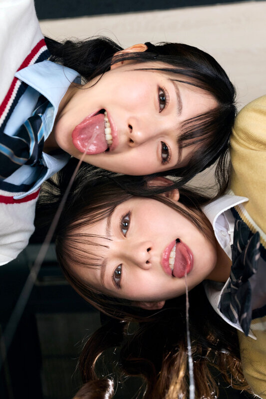 【VR】【8K】追い込むようなつゆだくベロチュウと窒息責めで脳がトロけるまで快楽漬けにされる小悪魔J系コンビの放課後呼吸管理ヘルス 西元めいさ・皆月ひかる サンプル